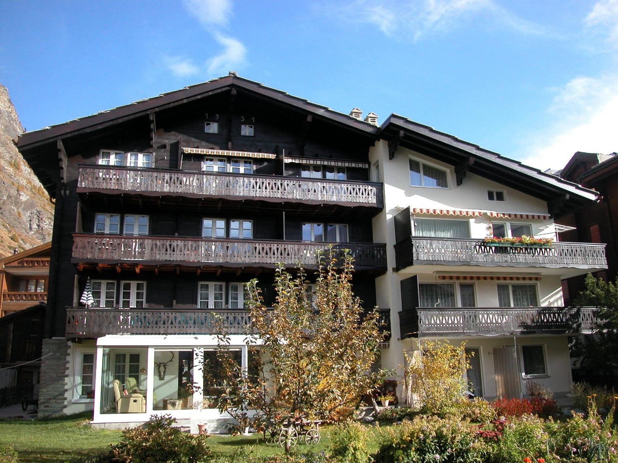 Ferienwohnung Chalet Bergkristall Zermatt Exterior foto